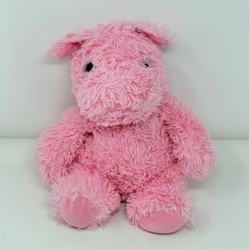 Posh International Fuzzy Pink Pig Soft Plush Stuffed Animal Toy 12"